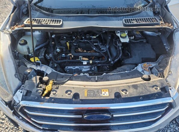 1FMCU9GD8KUA64664 2019 FORD ESCAPE Silver Widok komory silnika