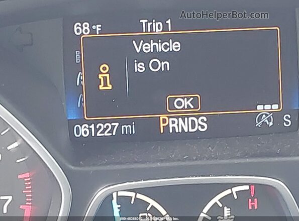 1FMCU9GD8KUA65815 2019 FORD ESCAPE Gray 