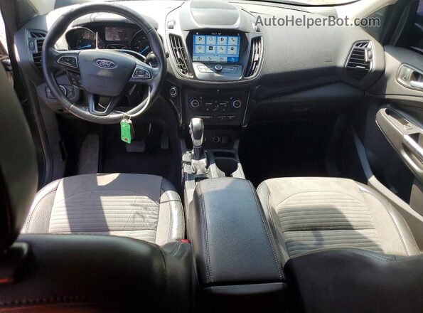 1FMCU9GD8KUB19288 2019 FORD ESCAPE Gray Вид панелі приладів