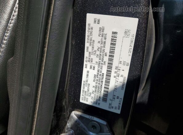 1FMCU9GD8KUB19288 2019 FORD ESCAPE Gray Вид підкапотного простору