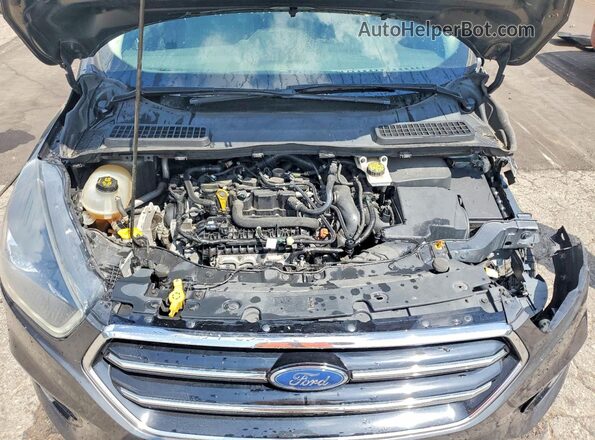 1FMCU9GD8KUB19288 2019 FORD ESCAPE Gray Вид задньої частини салону