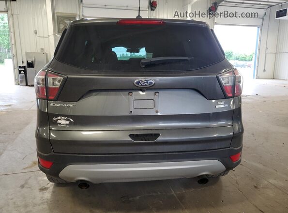 1FMCU9GD9HUB07076 2017 FORD ESCAPE Gray უკანა ხედი