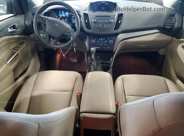 1FMCU9GD9HUB07076 2017 FORD ESCAPE Gray წინა პანელის ხედი