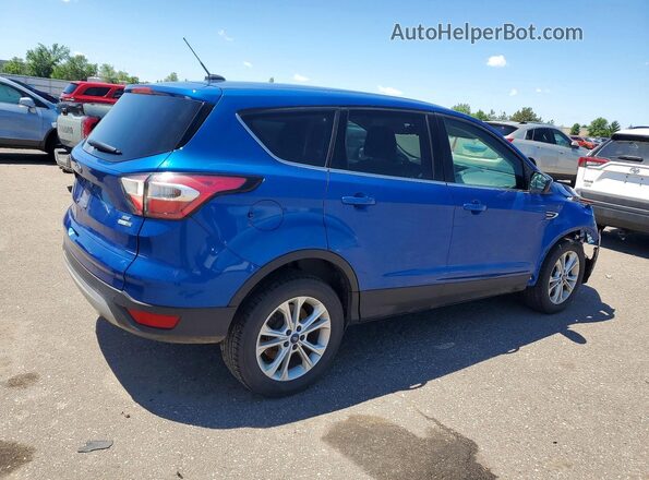 1FMCU9GD9HUC26147 2017 FORD ESCAPE Blue Задня права чверть