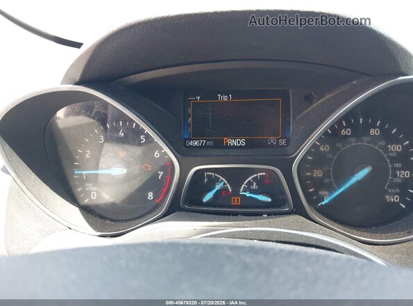 1FMCU9GD9HUD28449 2017 FORD ESCAPE Red Rear seats view