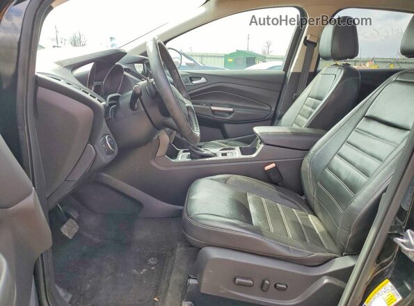 1FMCU9GD9HUE41897 2017 FORD ESCAPE Black Front interior view
