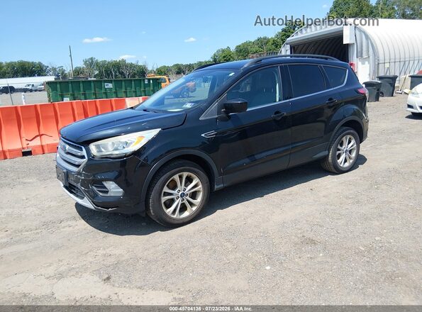 1FMCU9GD9HUE82952 2017 FORD ESCAPE Black წინა მარცხენა ხედი სამი მეოთხედიდან