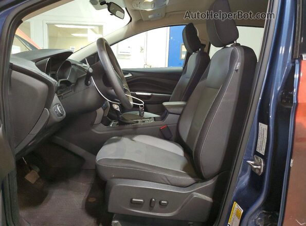 1FMCU9GD9JUB25583 2018 FORD ESCAPE Blue Вид салону спереду