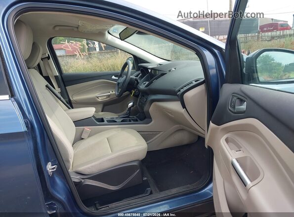 1FMCU9GD9JUB68756 2018 FORD ESCAPE Blue წინა სალონის ხედი
