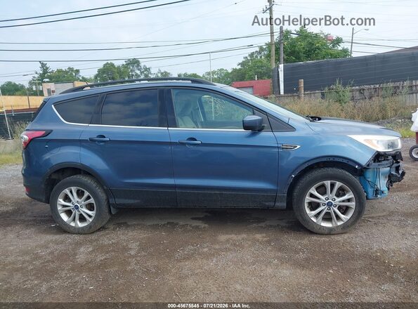 1FMCU9GD9JUB68756 2018 FORD ESCAPE Blue უკანა სალონის ხედი