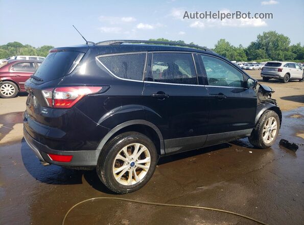 1FMCU9GD9JUC25439 2018 FORD ESCAPE Black Trasero derecho