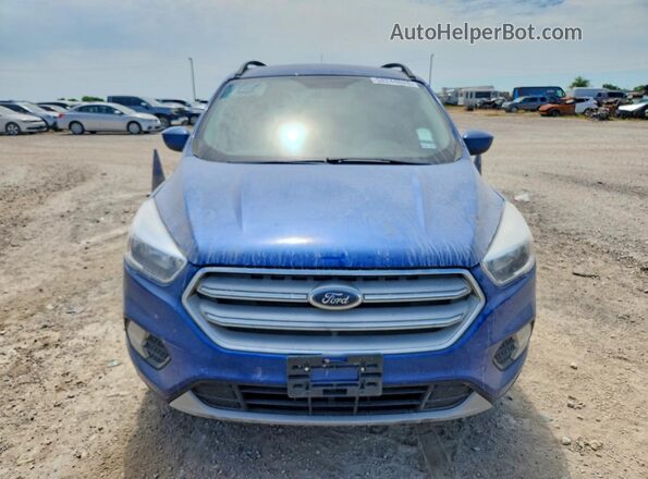 1FMCU9GD9JUC37428 2018 FORD ESCAPE Blue Vista frontal