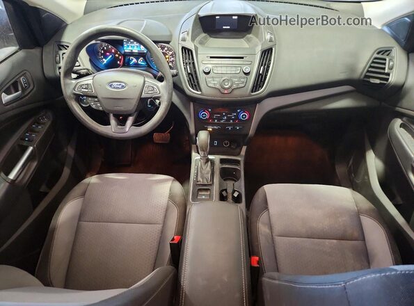 1FMCU9GD9JUC51748 2018 FORD ESCAPE Black Widok deski rozdzielczej