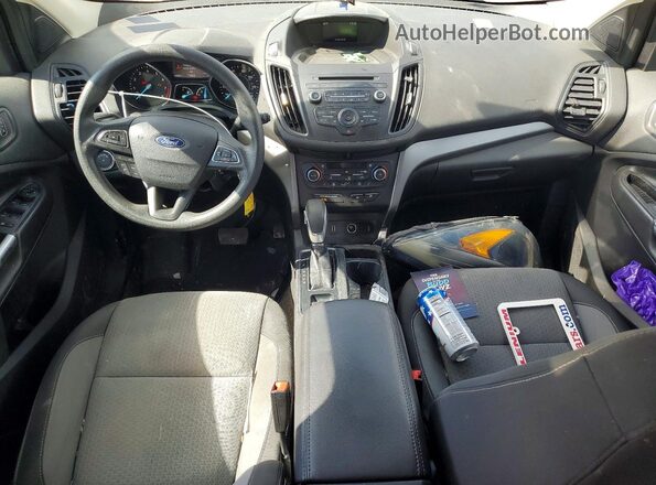 1FMCU9GD9JUC54083 2018 FORD ESCAPE Blue Widok deski rozdzielczej
