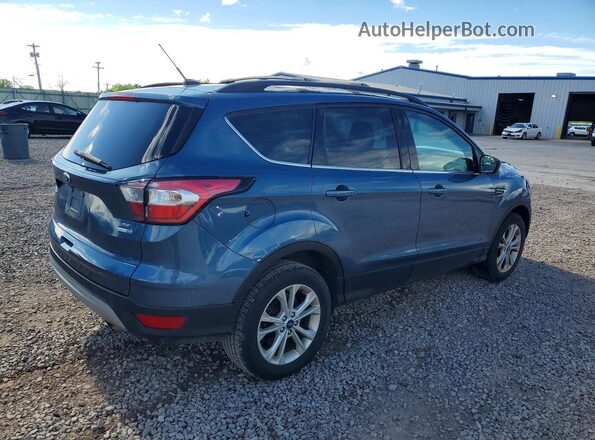 1FMCU9GD9JUC54083 2018 FORD ESCAPE Blue Tył prawy