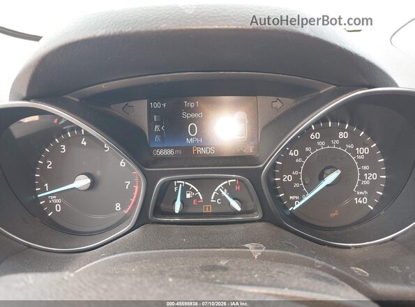 1FMCU9GD9JUC77296 2018 FORD ESCAPE White უკანა სავარძლების ხედი
