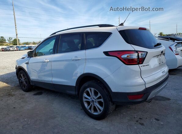 1FMCU9GD9JUD19577 2018 FORD ESCAPE Белый Задняя левая четверть