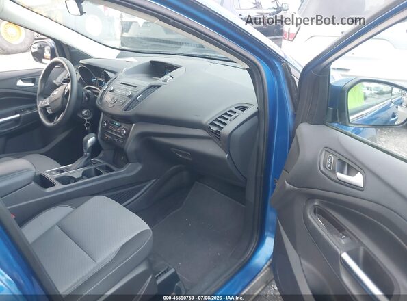 1FMCU9GD9JUD31101 2018 FORD ESCAPE Blue Front interior view
