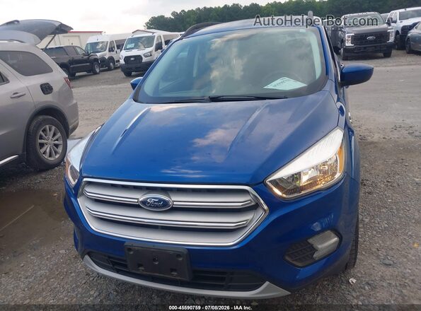 1FMCU9GD9JUD31101 2018 FORD ESCAPE Blue Front view