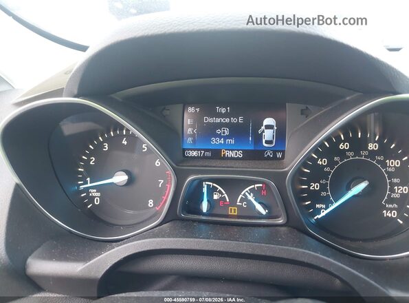 1FMCU9GD9JUD31101 2018 FORD ESCAPE Blue Rear seats view