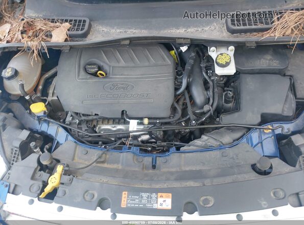1FMCU9GD9JUD31101 2018 FORD ESCAPE Blue Rear view