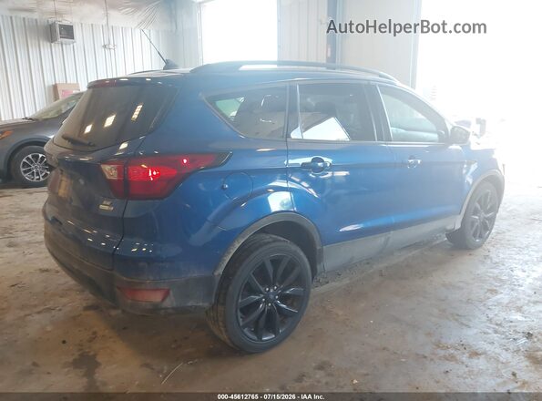 1FMCU9GD9KUA99262 2019 FORD ESCAPE Blue Trasero derecho