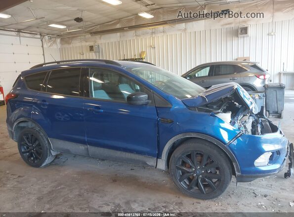 1FMCU9GD9KUA99262 2019 FORD ESCAPE Blue Vista interior trasera