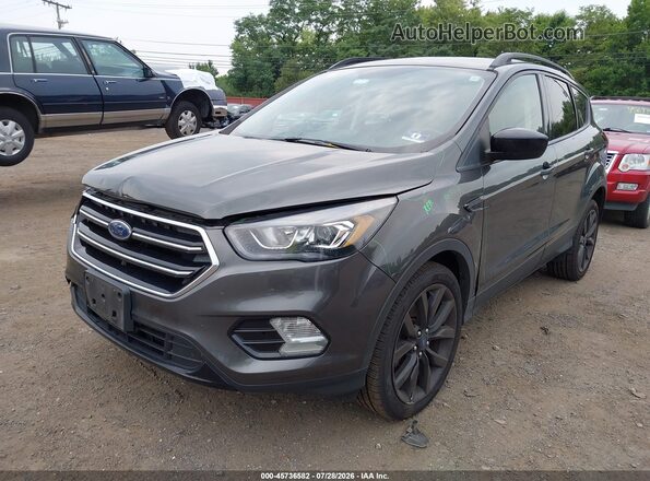 1FMCU9GD9KUC24406 2019 FORD ESCAPE Gray Front view
