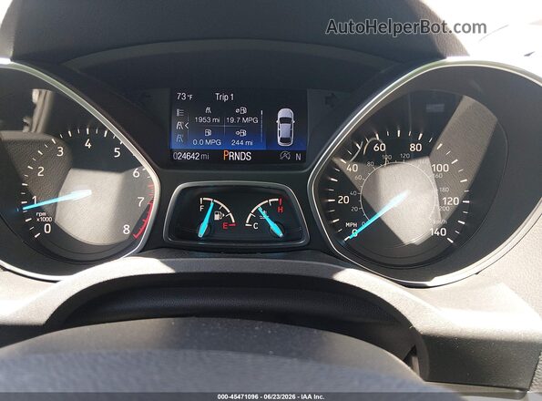 1FMCU9GDXHUA41279 2017 FORD ESCAPE Silver Widok tylnych siedzeń