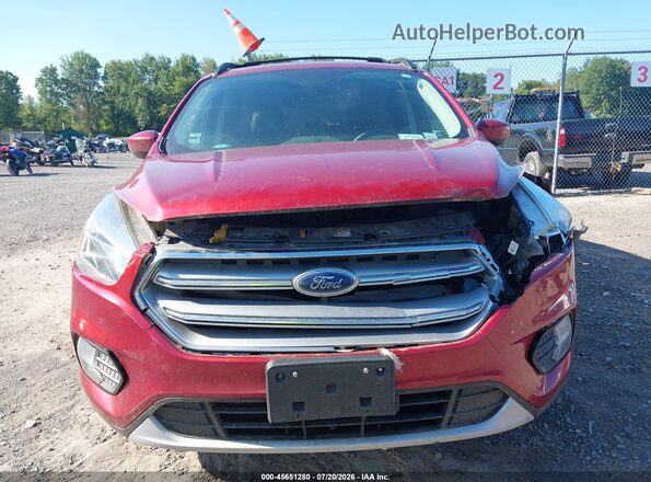 1FMCU9GDXHUC58508 2017 FORD ESCAPE Red Սարքավորումների վահանակի տեսք