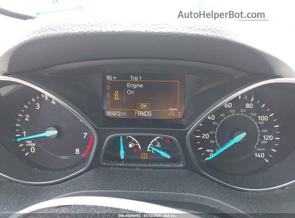1FMCU9GDXHUD99675 2017 FORD ESCAPE Белый Вид задних сидений