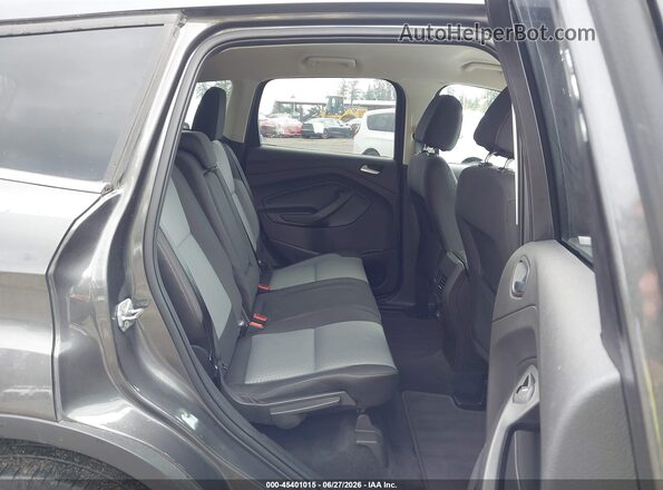 1FMCU9GDXHUE18449 2017 FORD ESCAPE Gray Vista de la etiqueta del VIN