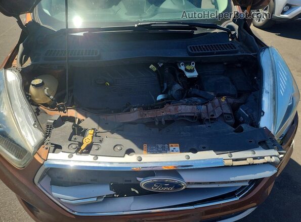 1FMCU9GDXHUE56151 2017 FORD ESCAPE Orange Vista interior trasera