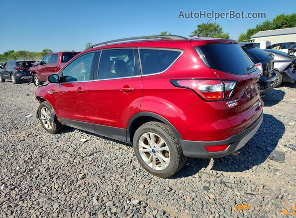 1FMCU9GDXJUA18543 2018 FORD ESCAPE Red Задня ліва чверть