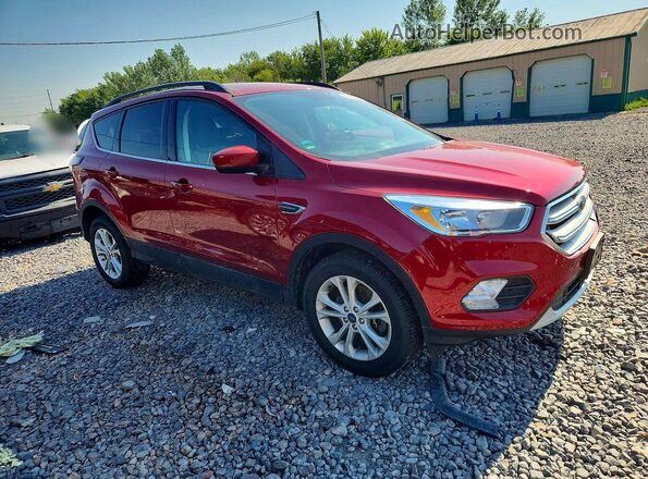 1FMCU9GDXJUA18543 2018 FORD ESCAPE Red Передня права чверть