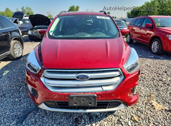 1FMCU9GDXJUA18543 2018 FORD ESCAPE Red Вид спереду