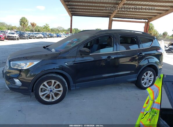 1FMCU9GDXJUB15340 2018 FORD ESCAPE Black Вид задньої частини салону