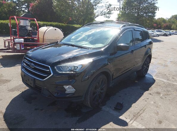 1FMCU9GDXJUB18741 2018 FORD ESCAPE Черный Передняя левая четверть