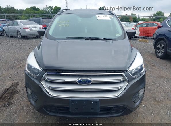 1FMCU9GDXJUC24154 2018 FORD ESCAPE Gray Սարքավորումների վահանակի տեսք