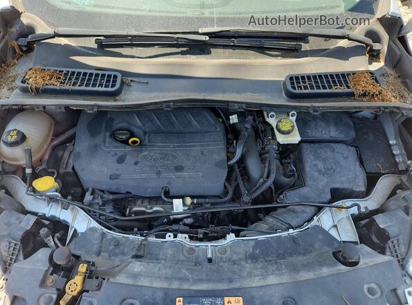 1FMCU9GDXJUD06692 2018 FORD ESCAPE Серебряный Вид подкапотного пространства