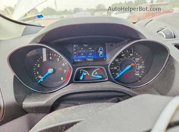 1FMCU9GDXJUD39062 2018 FORD ESCAPE Silver Սարքավորումների վահանակի տեսք