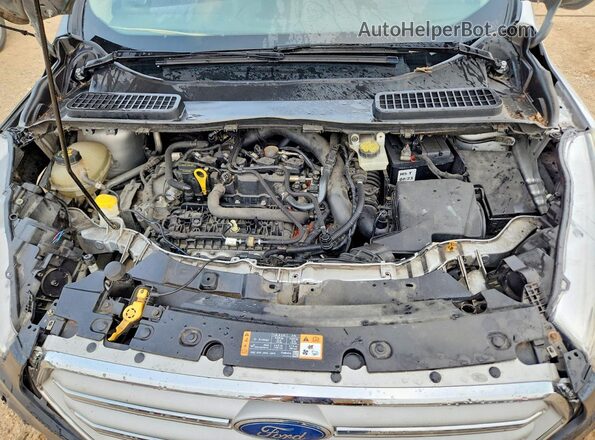 1FMCU9GDXJUD39062 2018 FORD ESCAPE Silver Շարժիչի բաժամունքի տեսք