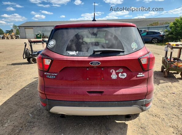 1FMCU9GDXKUA15286 2019 FORD ESCAPE Red Rear view