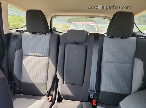 1FMCU9GDXKUA15286 2019 FORD ESCAPE Red Rear seats view