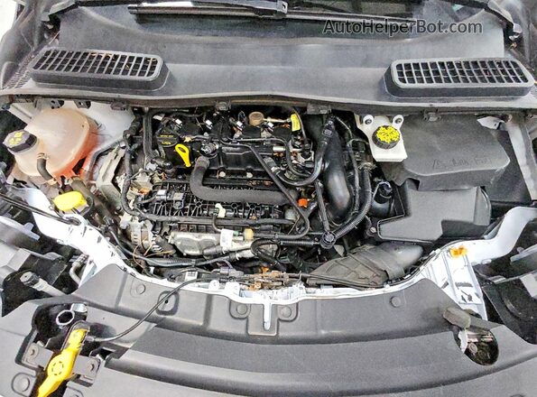 1FMCU9GDXKUB31393 2019 FORD ESCAPE White Вид підкапотного простору