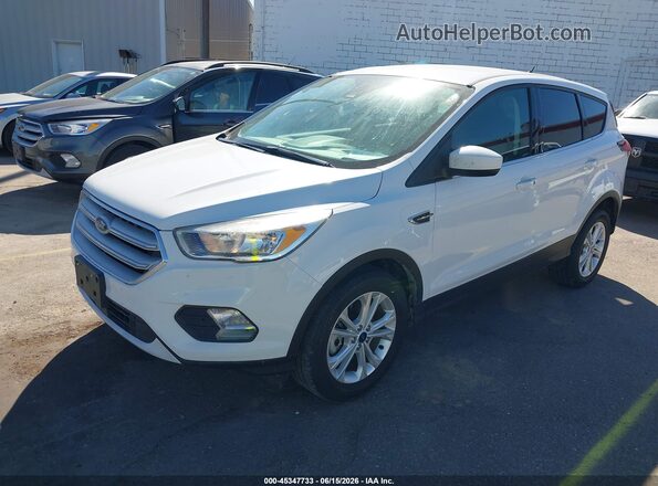 1FMCU9GDXKUB71229 2019 FORD ESCAPE White Առջևի ձախ երեք քառորդ տեսարան
