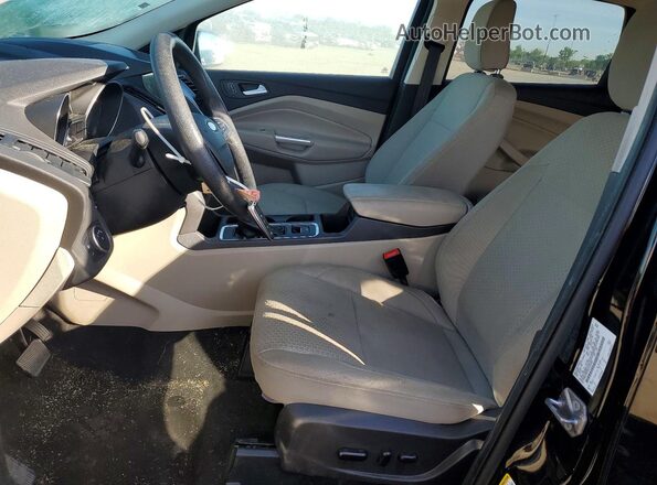 1FMCU9GDXKUC00292 2019 FORD ESCAPE Black Widok wnętrza z przodu