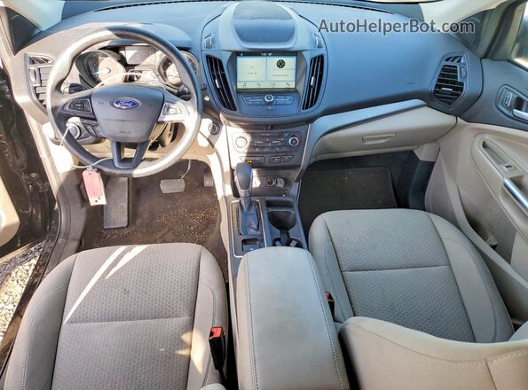 1FMCU9GDXKUC00292 2019 FORD ESCAPE Black Widok deski rozdzielczej