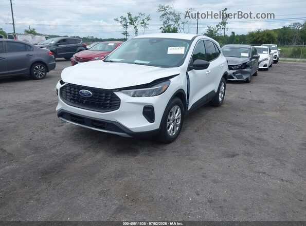 1FMCU9GN2RUB12579 2024 FORD ESCAPE White წინა მარცხენა ხედი სამი მეოთხედიდან