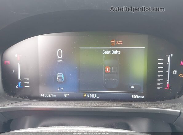 1FMCU9GN2RUB12579 2024 FORD ESCAPE White უკანა სავარძლების ხედი
